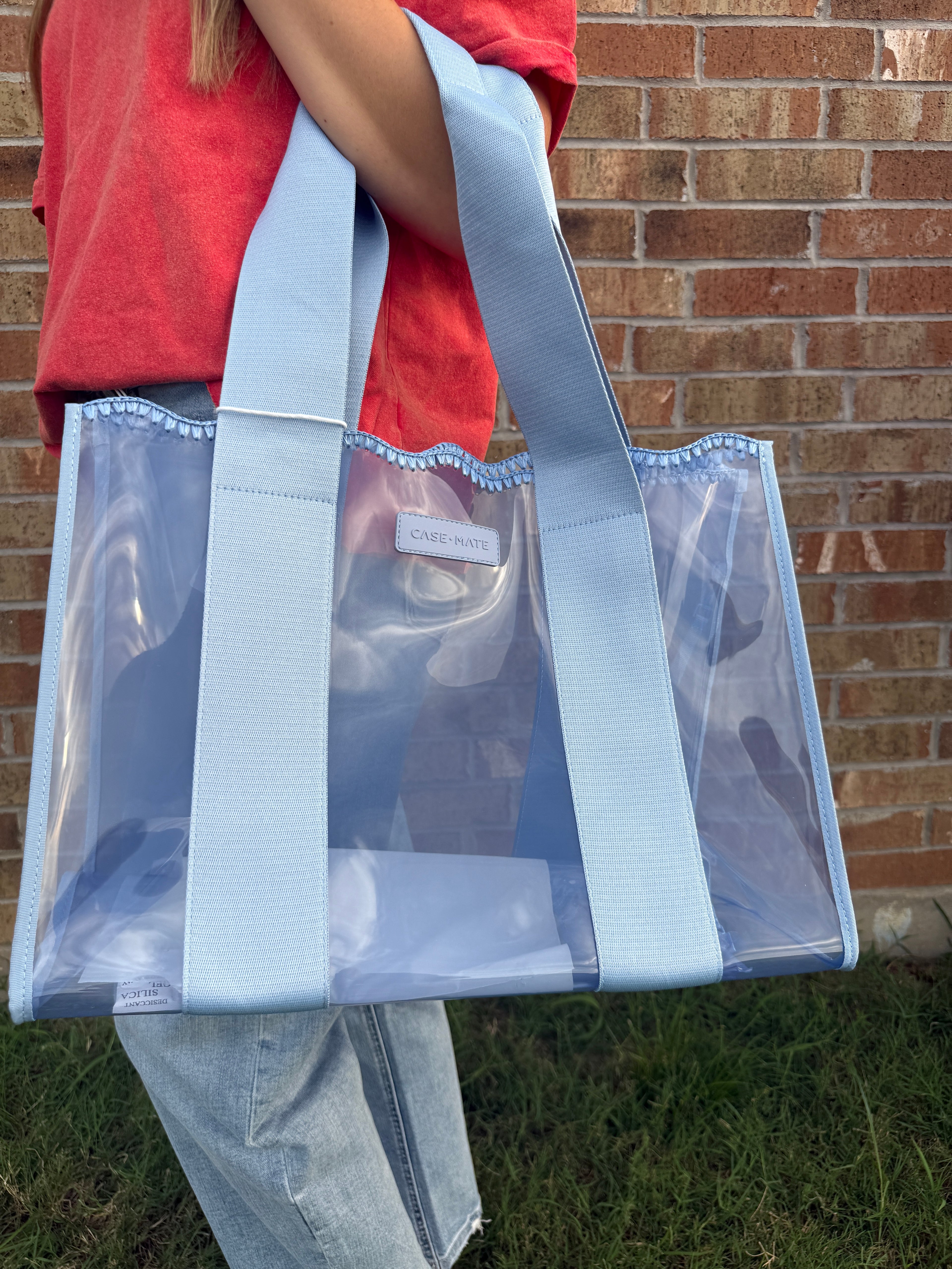 Blue Scallop Case Mate Tote