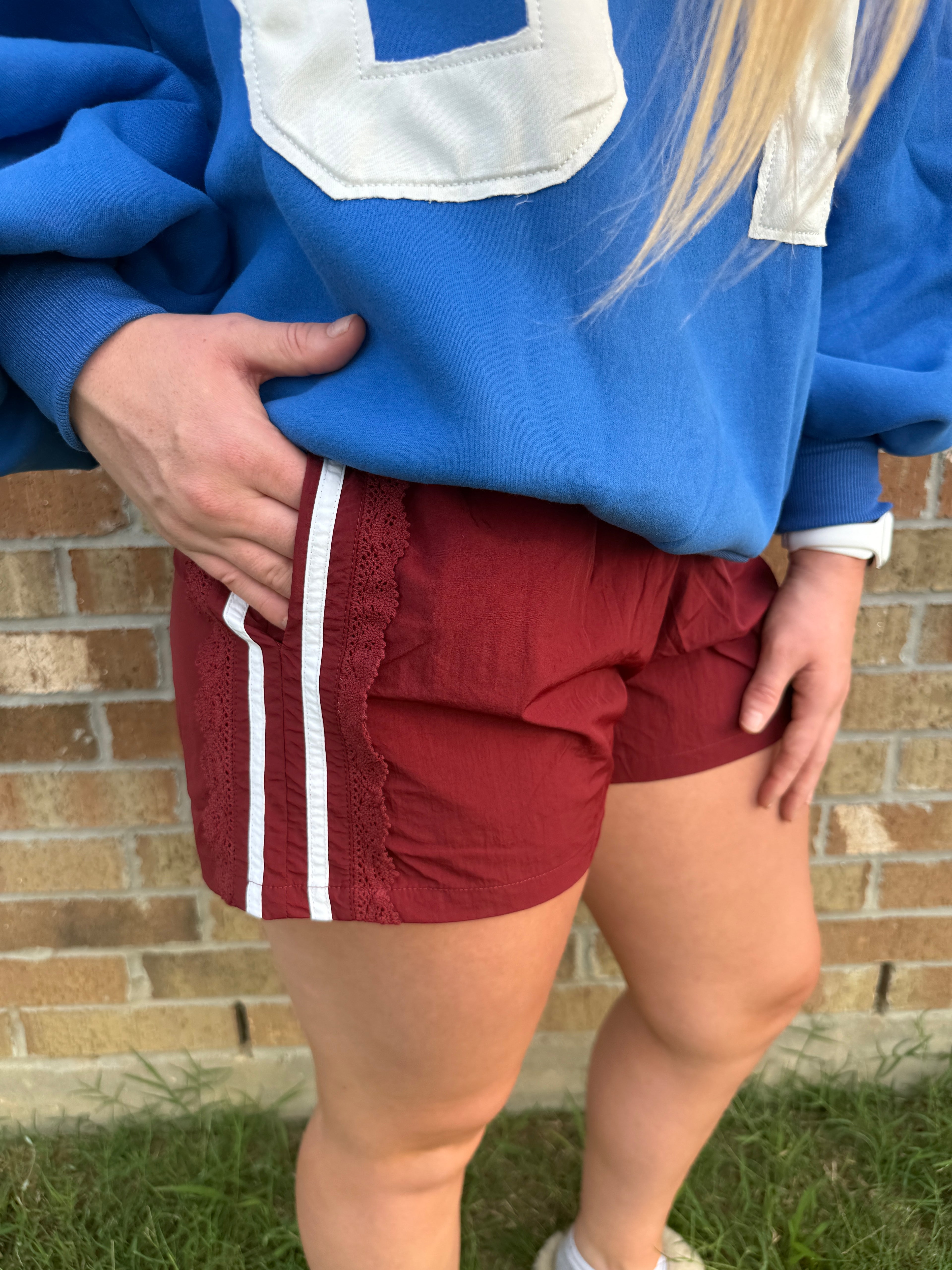 Lace Trim Shorts