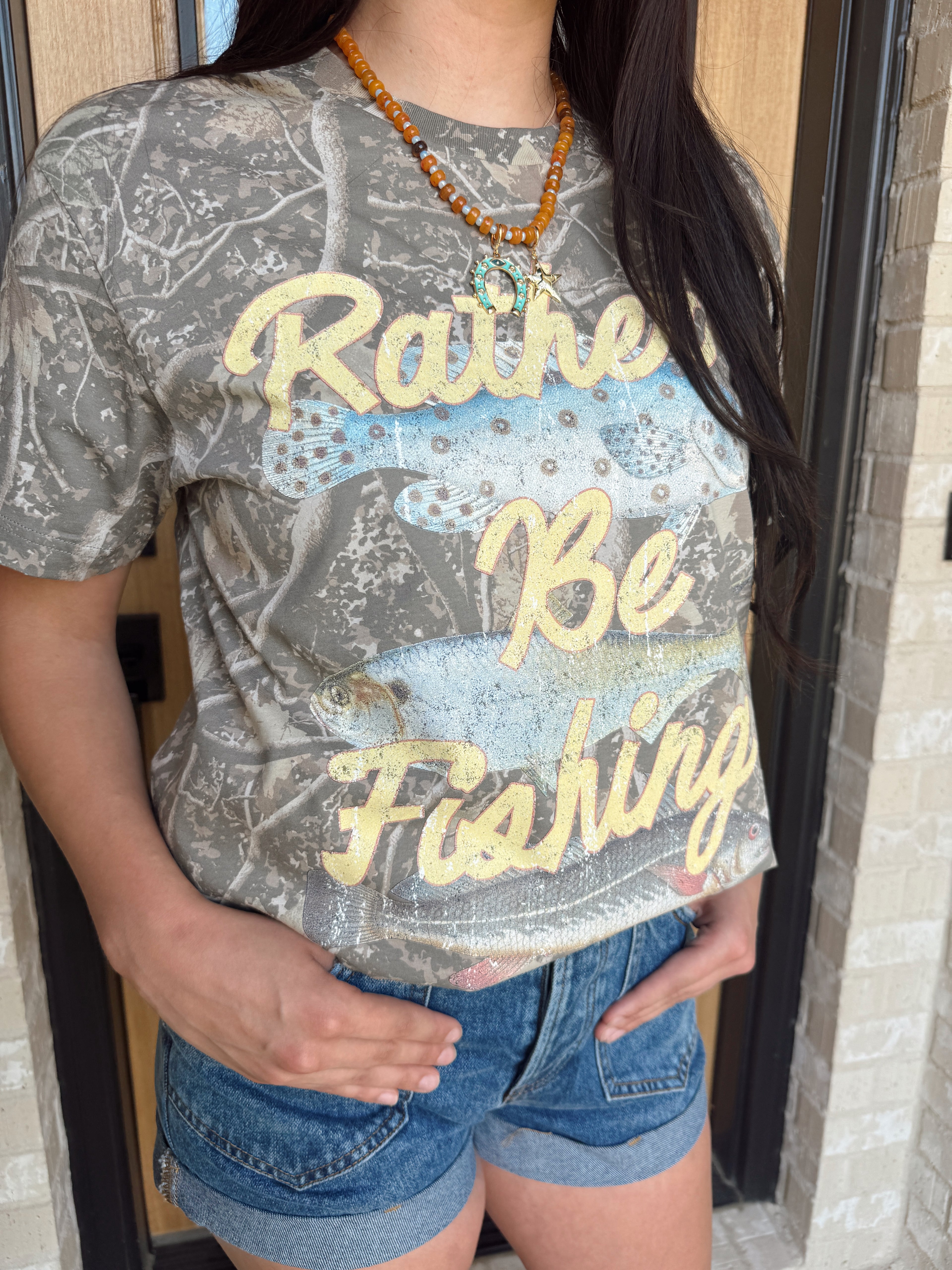 Rather Be Fishing Tee