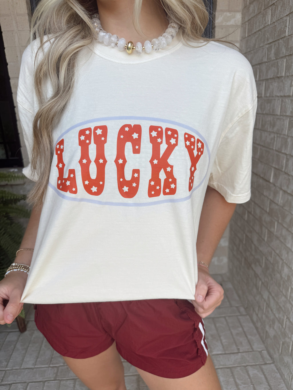 Star Studded Lucky Graphic Tee