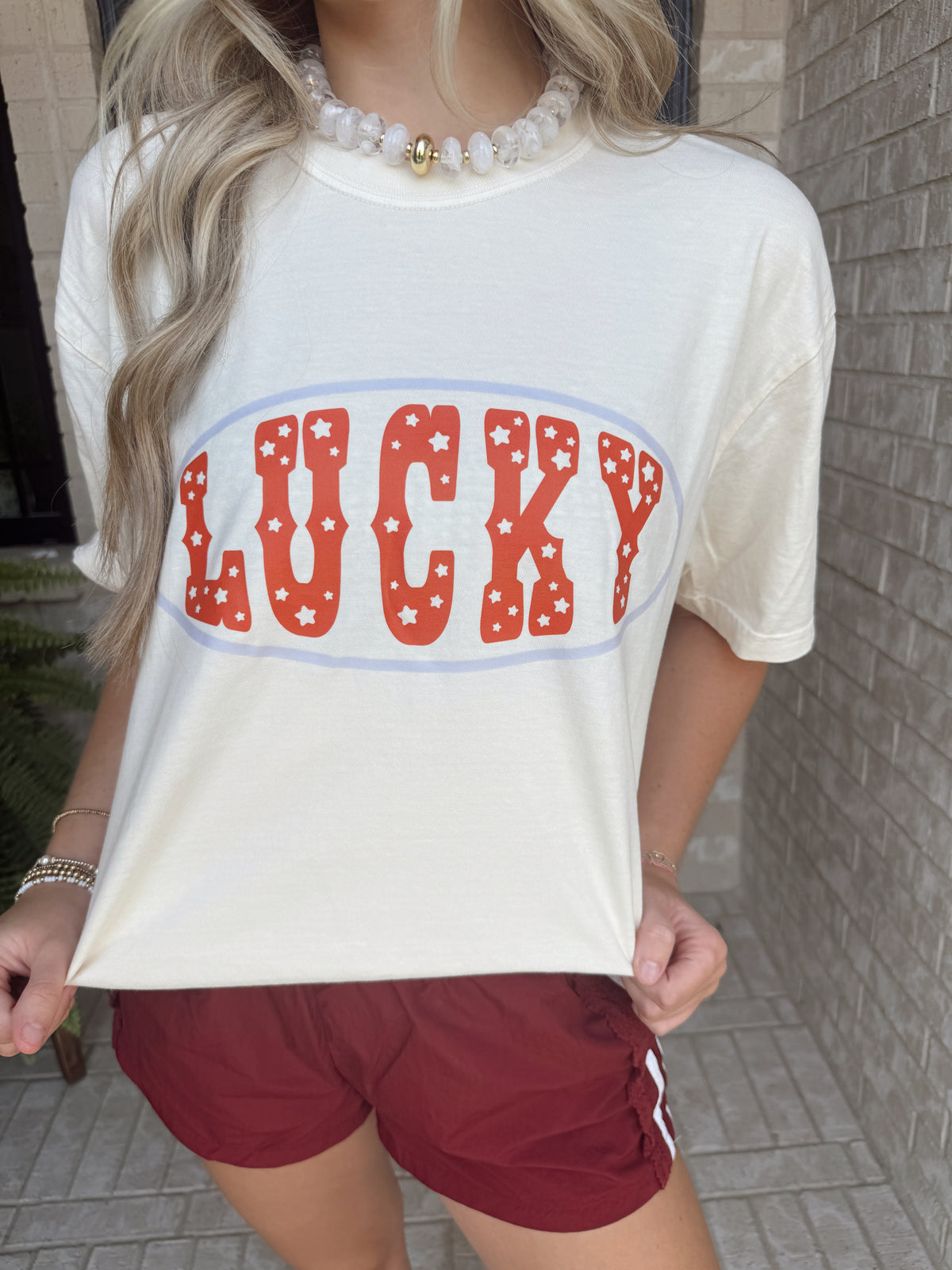 Star Studded Lucky Graphic Tee