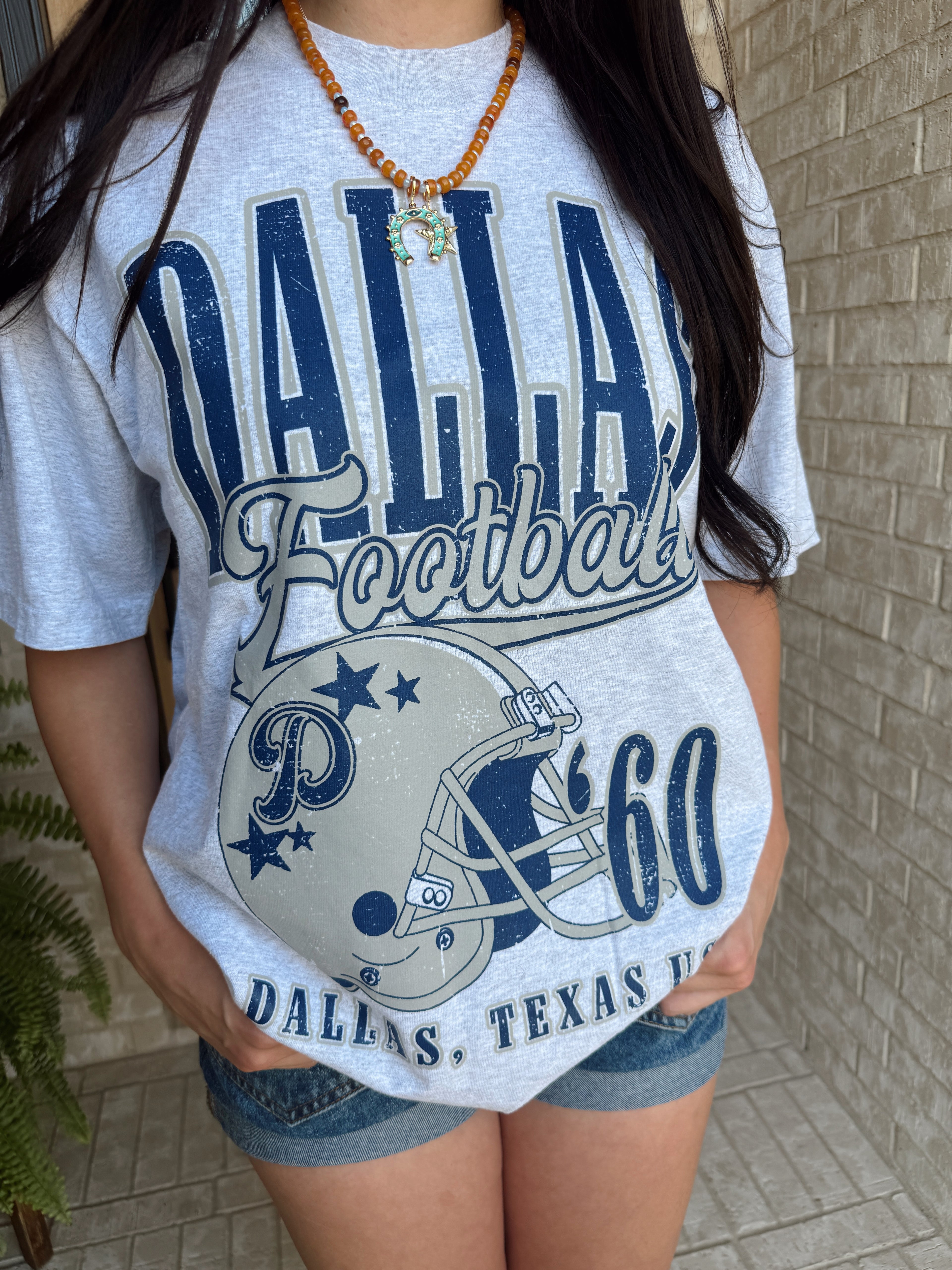 90's Vintage Dallas Football Boxy Cotton Tee
